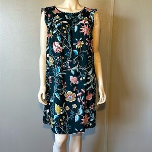 LOFT, floral loose, dress. Size M